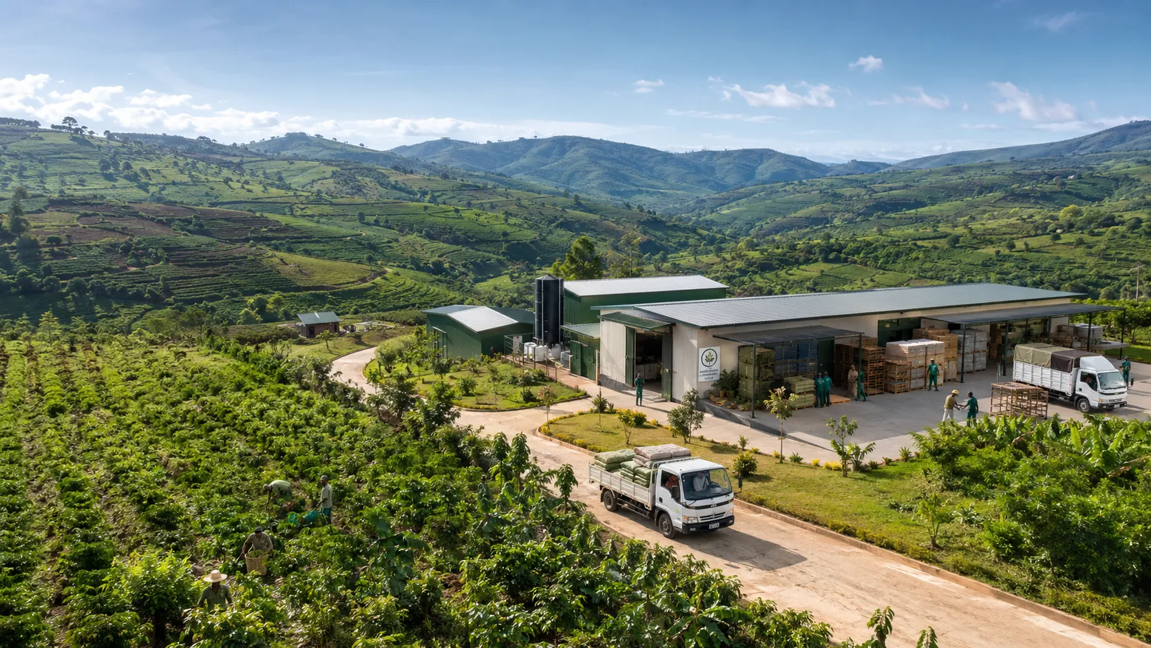Site de production et de logistique dans les hautes terres malgaches